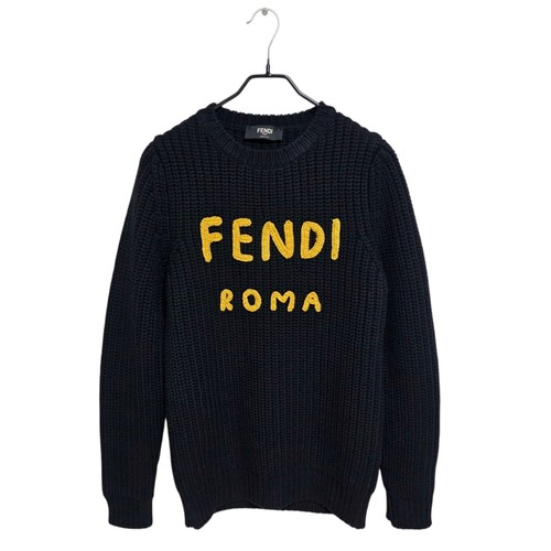 Fendi roma lettering knit - roma,
