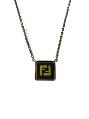 Fendi necklace slv with top - fendi,