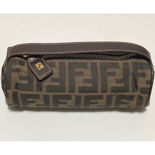 Fendi zucca pattern leather - fendi,