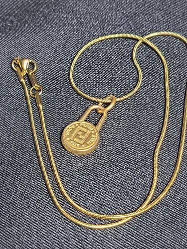 Fendi charm gold zucca top - fendi,