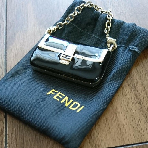 Fendi black back charm - fendi,